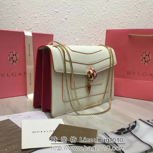 BVLGARI寶格麗 專櫃最新 閃電吊墜限量款 雙層風琴包 鏈條單肩斜挎包 B35106 FYD1287